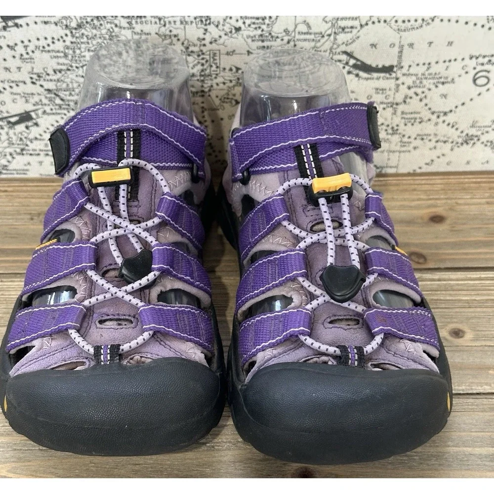 Keen Youth H2 Sandals Purple Waterproof Hiking Outdoor Kids 4